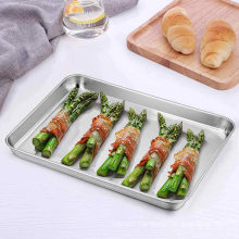 Lecoule Toaster Oven Pan with Rack Set Stainless Steel baking pan with Cooling Rack Healthy & Heavy Duty, Easy Clean
